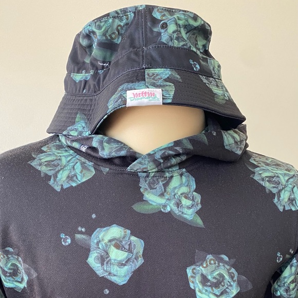 RARE 2015 💎DIAMOND X MOB PULLOVER HOODIE & SUPREME B1 TCH BUCKET HAT SET Size M - Picture 3 of 15